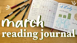 March Reading Wrap Up | Reading Journal Monthly Spread