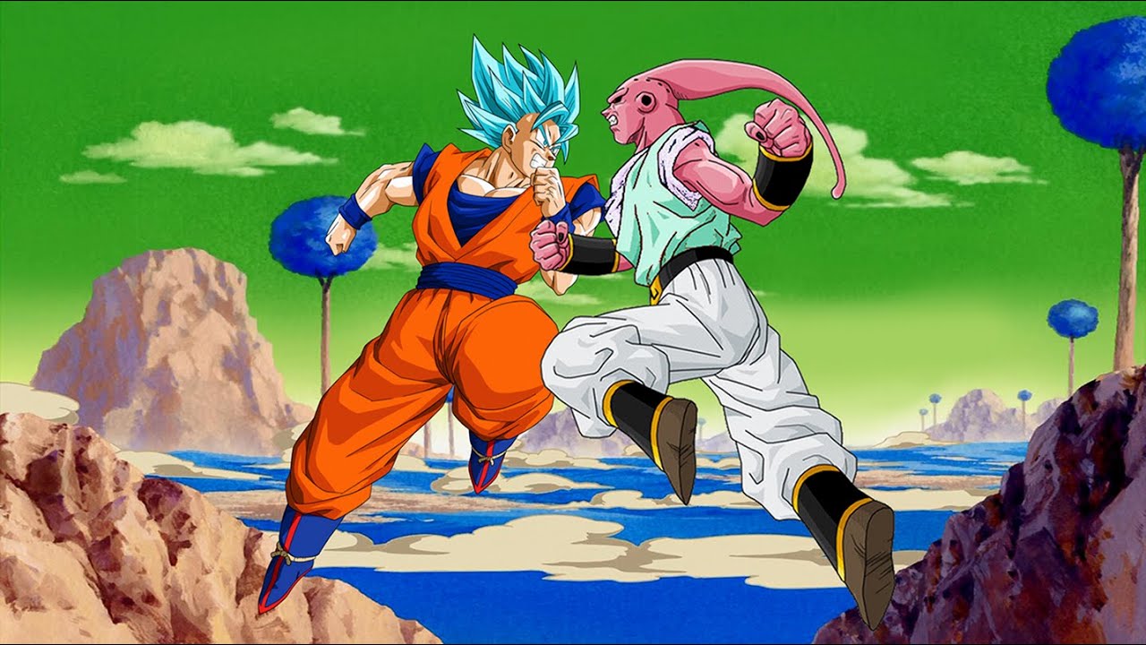 Super Buu Felice Vs Goku 魔人ブウ 悪 キュアフェリーチェ 吸収 Vs 孫 悟空 Youtube