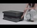 LUGGEX Luggage Set Nesting Packing Space Saving Guide