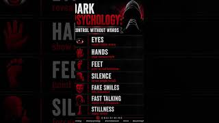 Dark Psychology: Control Without Words