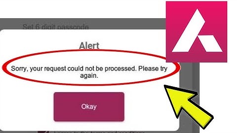 How To Fix Sorry, Your request could not be processed. Please try again Problem Solved