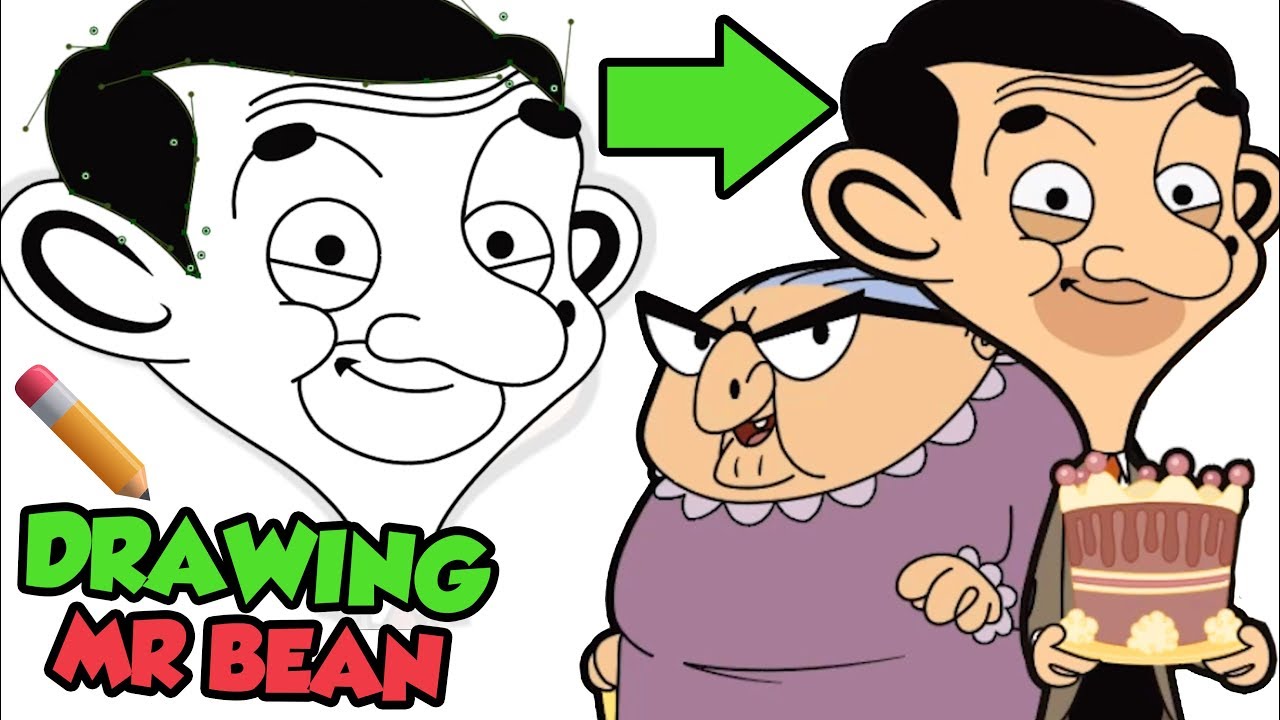 Mr Bean Character Drawing