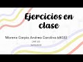Moreno carpio andrea ejercicios en clase