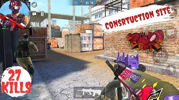 Modern Ops in Construction Site Mission Gameplay -  🔥🔥(27 Kills)🔥🔥
