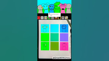 Digital Sprunki but Sprunked Color Mixing 😍 #sprunki #procreate #sprunked #colourmixing #incredibox