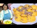 Watch Luisa roll a giant pasta sheet & then make ravioli! | Pasta Grannies