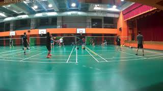20171129 5 Left 玉芳+俊達 vs Jason+Asa & Right 悅琪+Ben vs 宇潔+Edwin P2