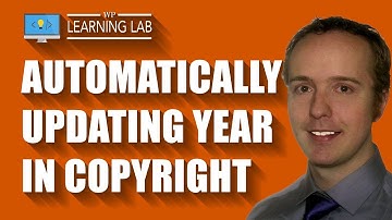 WordPress Copyright Text Updates To Current Year Without A Plugin