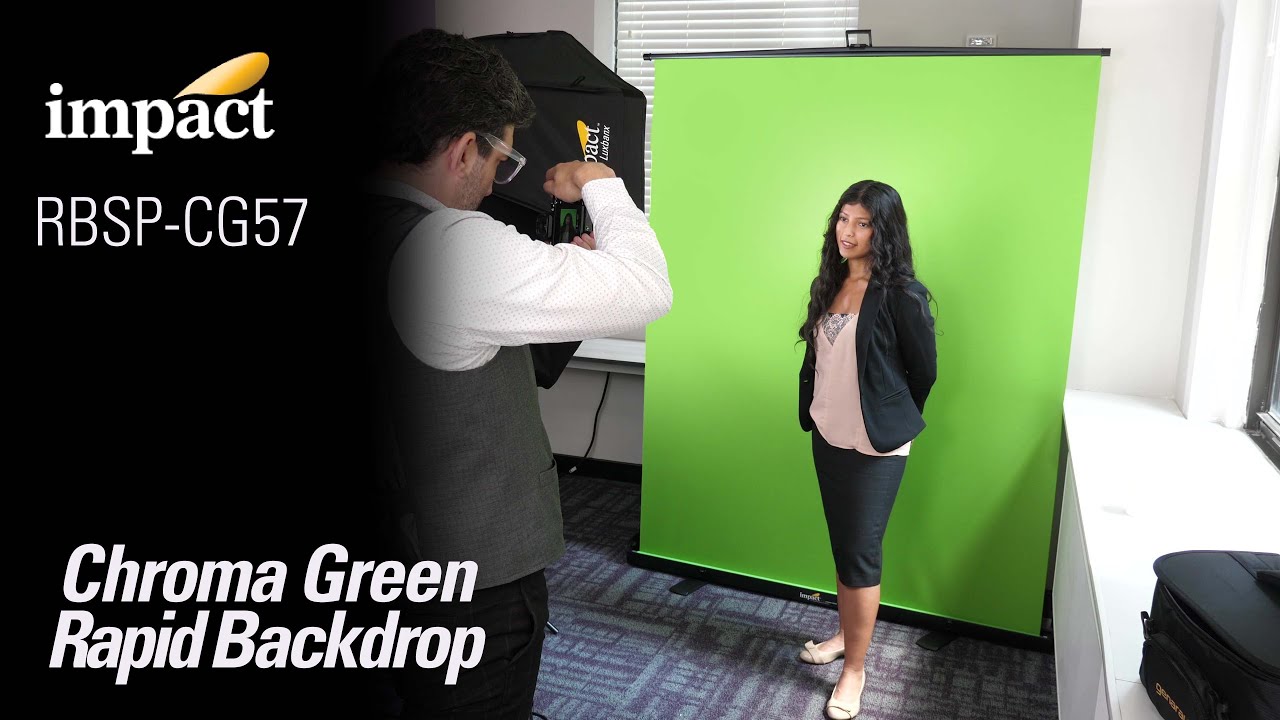 Quick Setup with Vivid Chroma Green Color for Easy Keying