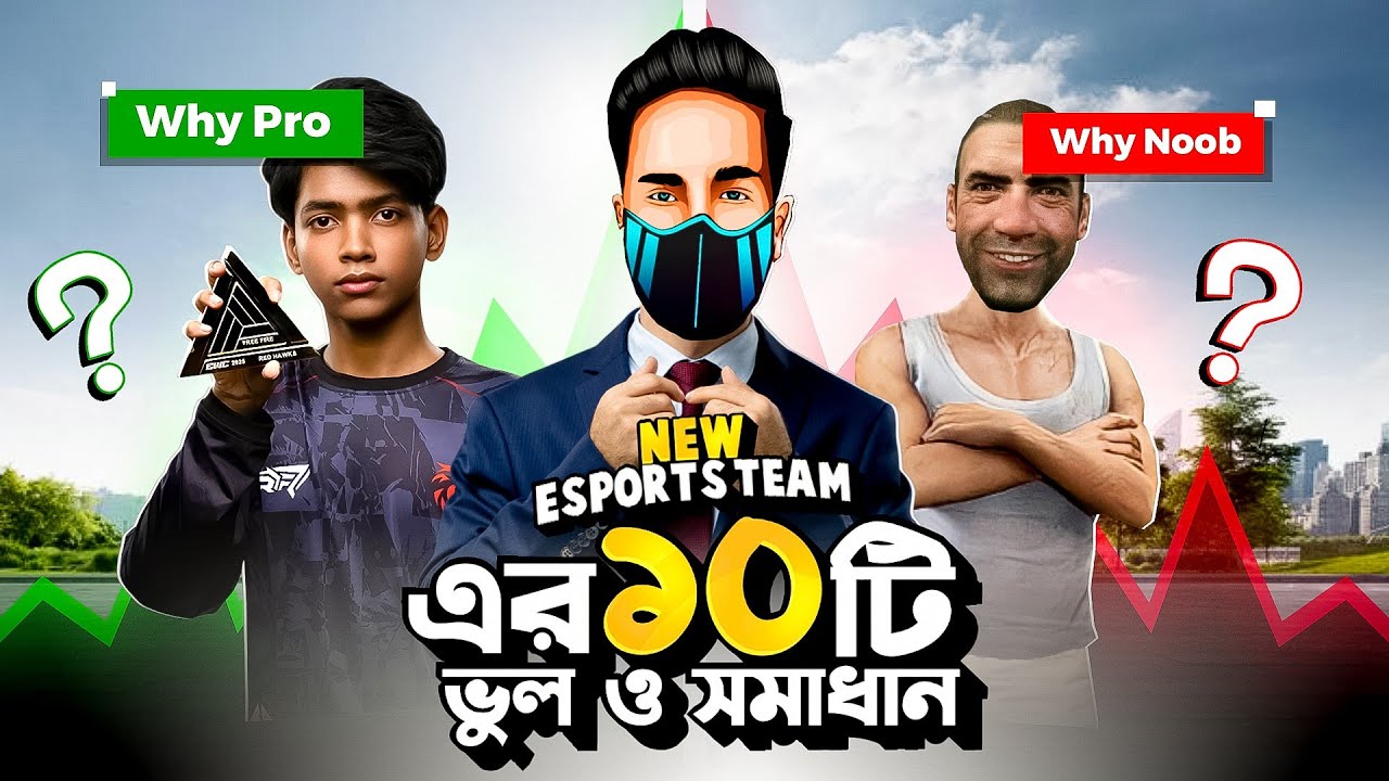 নতুন Esports টিম কি ভুলগুলো করে সমাধান কি Noob Esports Team Mistake And Solution Discussion | | FFWS