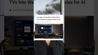 Free Apps Turn Smart TVs Into Proxies #tech #hacker #technews #cybersecurity