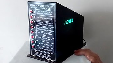 Autocutter token printer for 8 counters / series