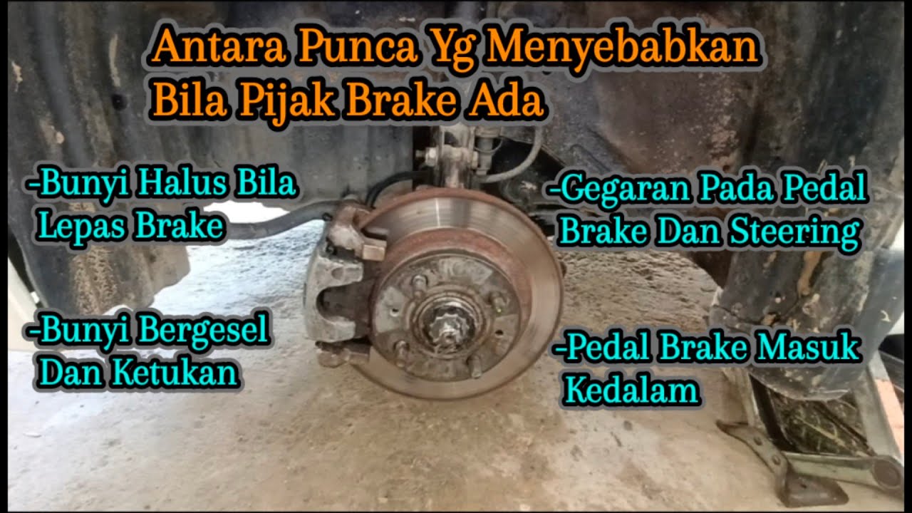 Stereng Bergegar Bila Brake (Cara Tukar Brake Disc Dan Brake Pad) myvi