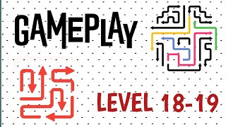 Arrows GO Level 18-19 gameplay | puzzle game walkthrough 