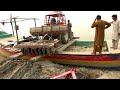 How To Load Heavy Weight Tractor on Boat in Indus River