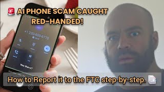 I Caught an AI Phone Scam Bot Red-Handed! 🚨 How to Report it to the FTC #Shorts