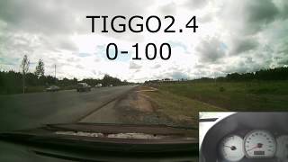 Chery Tiggo 2.4 2WD Разгон до 100