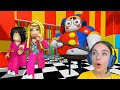 ESCAPA DEL CIRCO DIGITAL CON MI HERMANA en Roblox