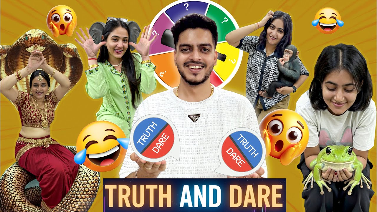 Truth And Dare - Challenge 😂😁 with Family Full Masti 🥵😎 Rachit Rojha Vlogs