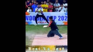 Best Vs Best (Wooden Cup) #cricket #sports #shorthand #ipl #cricketlover #best #minicricket #shorts