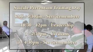 Suicide Prevention Stand Down