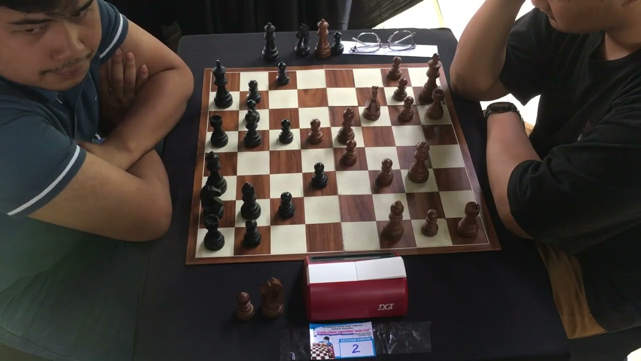 Gajah Chess Valentine 2026 - CM Dzithauly Ramadhan Vs GM Novendra Priasmoro