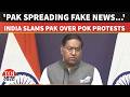 MEA Slams Pakistan Over 'Fake News' On POK Protests, Flags Rights Abuses