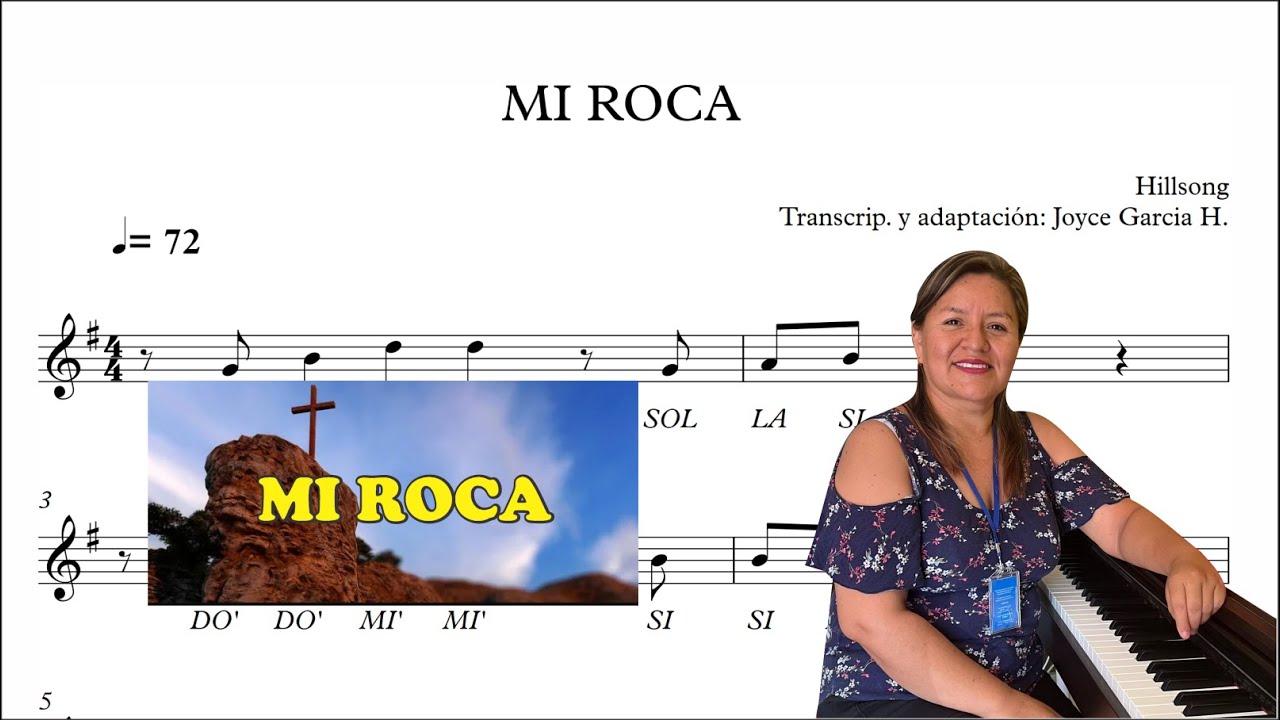 Mi Roca Partitura 🎶😊🎻 Mi roca - Partitura en G - YouTube