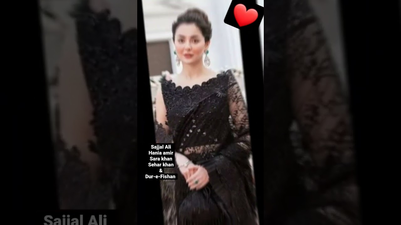 Pakistani actress And models in black dress🖤❤️
