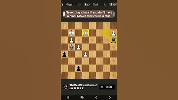 Never play chess if you don