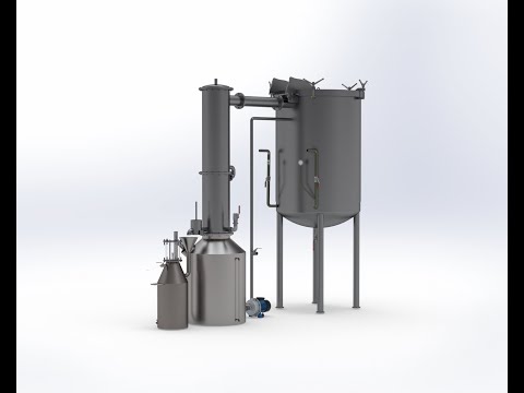 3500 Liter Distillation Unit Final Test