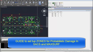 Guide to set up Probabilistic Damage Zone in SACS and MAXSURF - Naval architect - Sacs tutorial