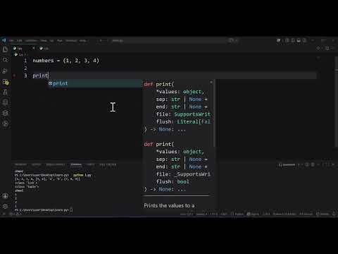 Learn Python: introduction to tuple #33