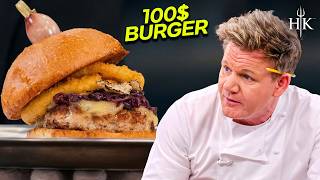 The Hundred Dollar Hamburger Challenge  Hells Kitchen Usa