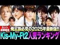 【ネット投票】俺足族必見!2025年最新版 Kis-My-Ft2(キスマイ) メンバー人気ランキング!最も人気なのは誰!?