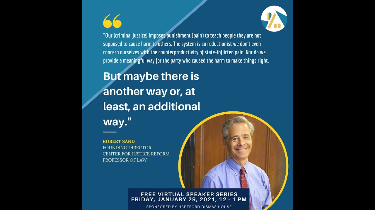 Dismas of Vermont Speaker Series Spring 2021 with Robert Sand YouTube