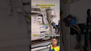 Evaporador congelado por falla electrónica.