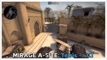[Mirage] A-Site Tetris to CT Smoke
