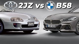 BMW B58 vs TOYOTA 2JZ. BMW B58 часть 1. @EnginesView