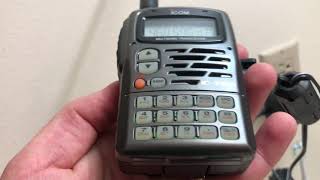 iCom IC-T90A VHF/UHF Multiband FM Transceiver Handheld Amateur Radio