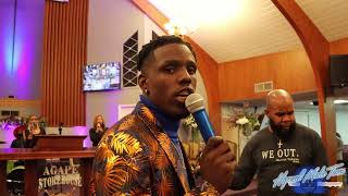 Video thumbnail of "Jamal Roberts (Sunday Best Finalist) - Something about the Name Jesus (2/20/2022) __in Meridian MS"