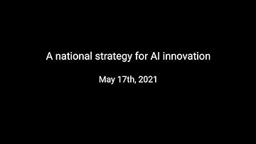 A national strategy for AI innovation