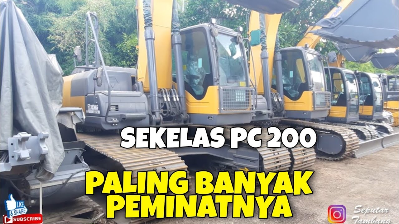 LARIS MANIS, Alat Berat Excavator Paling Laku Untuk Pertambangan Batubara dan Nikel XCMG XE215C