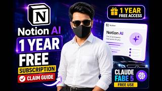 🚀Free Notion AI 1 Year Business Guide + Claude Fable 5 Complete Tutorial💜 Educational purposes only