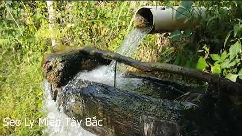 CỐI DÃ GẠO BẰNG SỨC NƯỚC TRUYỀN THỐNG CỦA NGƯỜI MIỀN NÚI