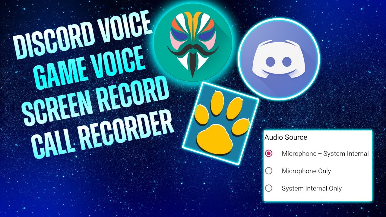 How To Record Voice Discord & Game Voice Chat•ROOT ONLY•Magisk Tutorial ...