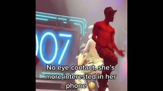 Chis Brown Giving Lap Dance To A Fan