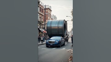 Luxury Car Accident on Indian Road. #shorts #rollsroyce #coil #truck #news #accident #destroyed #ai