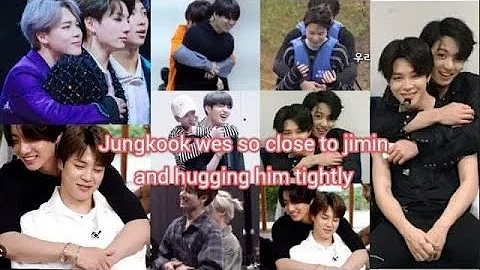 jungkook always hugging him tightly jimin 💜🐥🐇