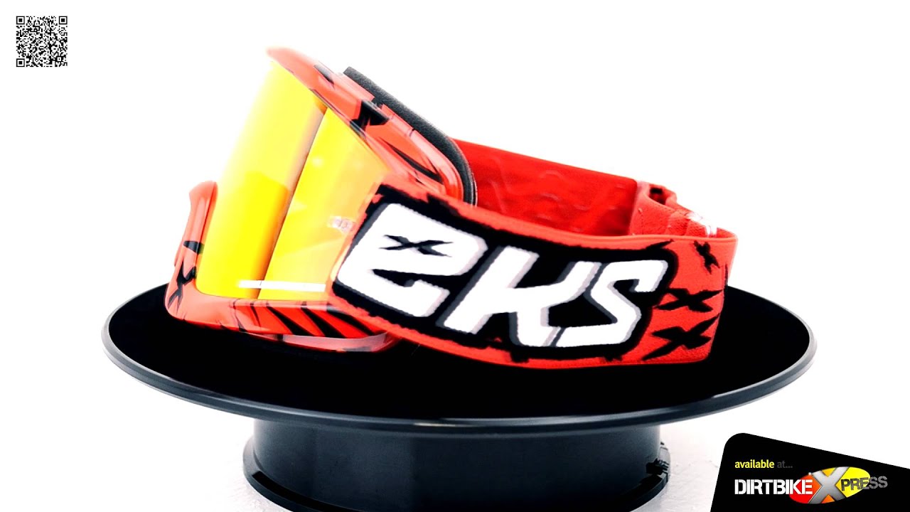 EKS GOX Signature Goggles - Scatter X Red/Black